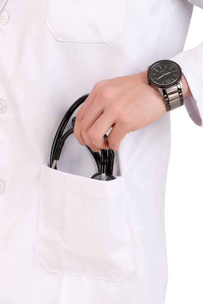 Men's Full-Sleeves Lab Coat Apron: The Modern Lab Essential